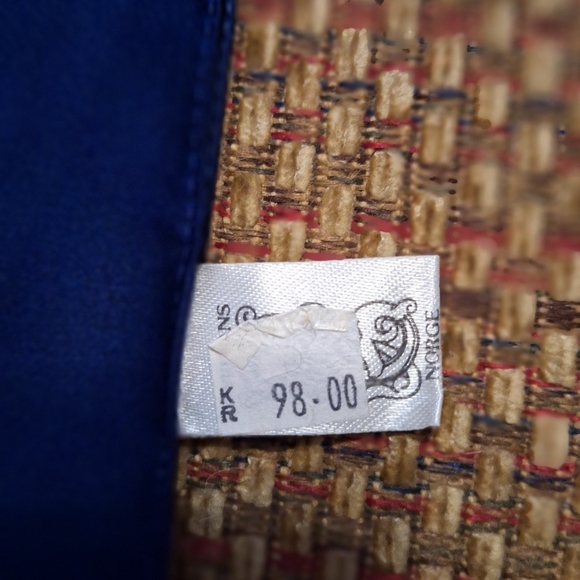 Fruits of Norway Scarf with Floral and Cherry Design - Picture 7 of 7